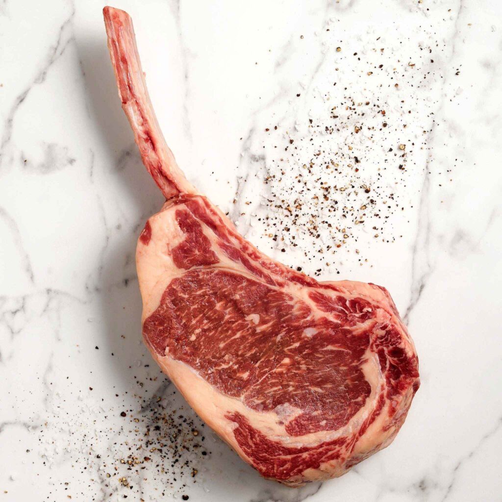 Tomahawk Steak. USDA Prime. Creekstone Farms