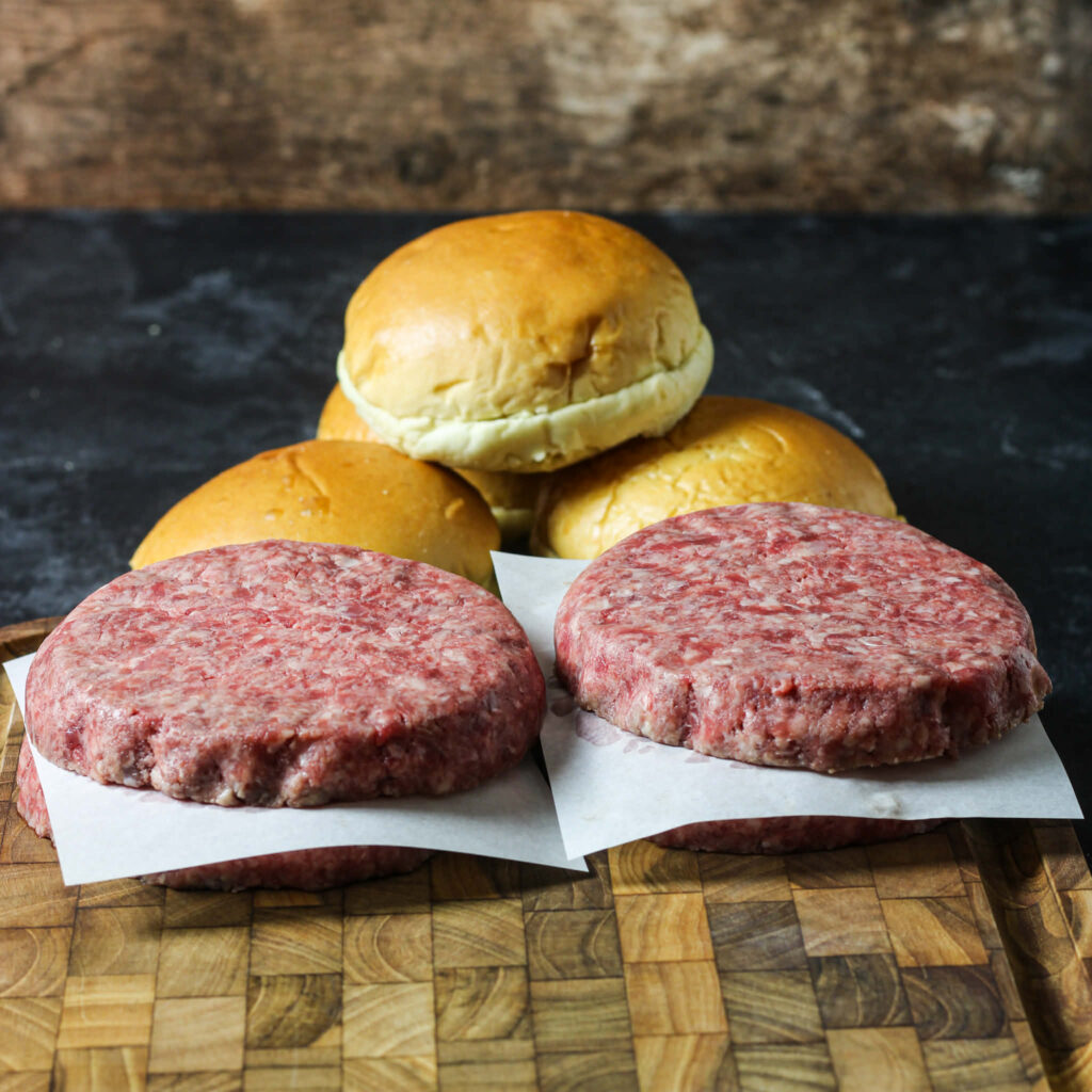 Burger Pakken. 4 styk - Angus - Steak-out