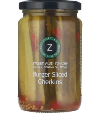 Burger Sliced Agurker. 330 gram. Zelected