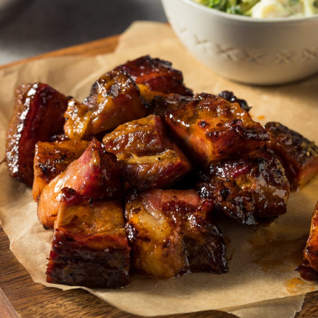 Burnt Ends Sashi. Heat n`Eat by Steak-out