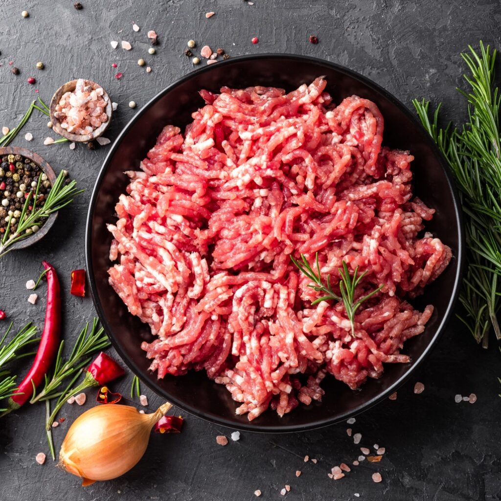 Hakkekød mbs 3+. 500 gram. Mollendo Wagyu
