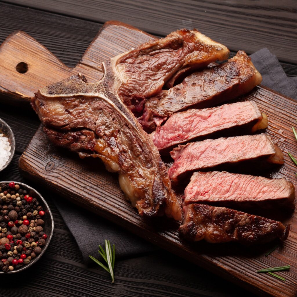 T Bone Steak. Carima. 2 Sortering