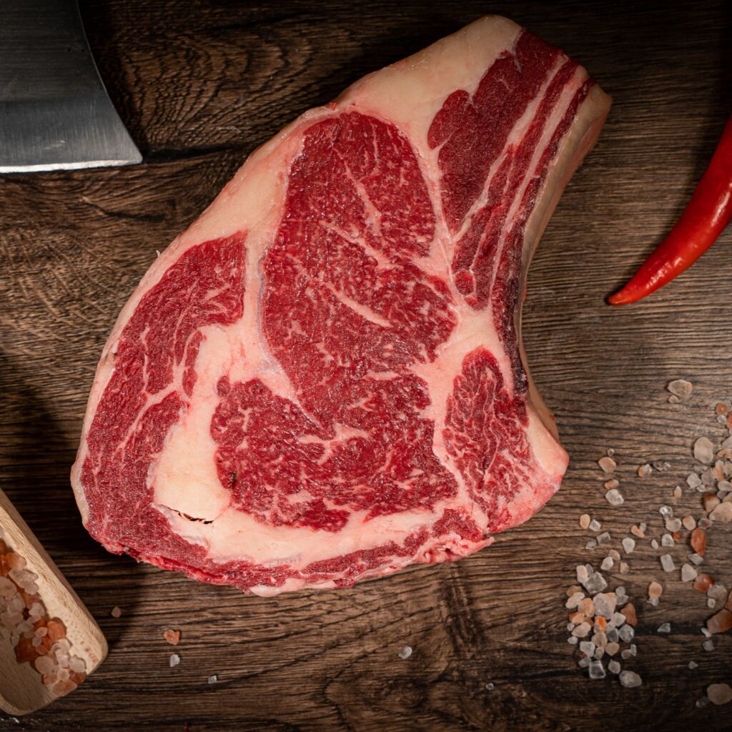 Cote de Boeuf af Ribeye mbs 8+. Diamantina Wagyu