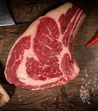 Cote de Boeuf af Ribeye mbs 6-7. Diamantina Wagyu