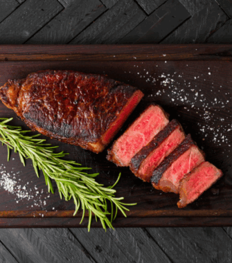 Striploin Steak. Carima