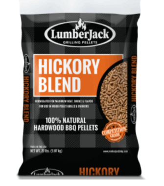 LumberJack træpiller. Hickory Blend. 9 kg