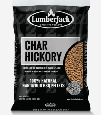 LumberJack træpiller. Char Hickory. 9 kg