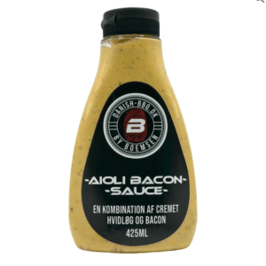 Aioli Bacon Sauce. Danish BBQ By Boemsen. 425 ml