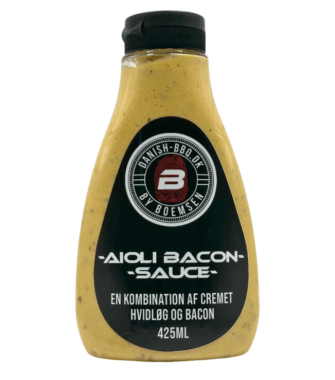 Aioli Bacon Sauce. Danish BBQ By Boemsen. 425 ml