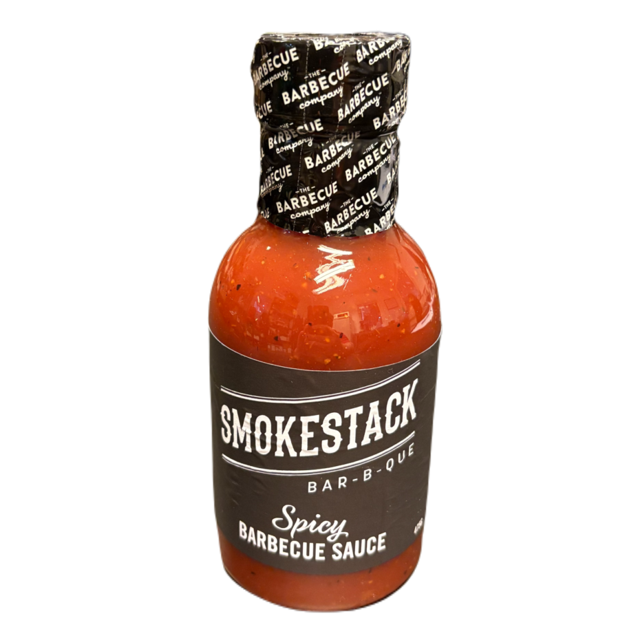 Barbecue Sauce - Spicy. Smokestack Bar-B-Que. 475 gram