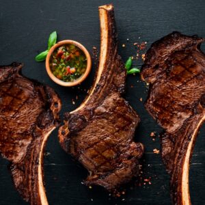 Tomahawk Ribeye Steak Deal. 3.6-3.9 kg. Purely Grass Fed by Steak-out