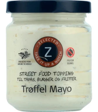 Trøffel Mayo. Zelected Foods. 180 gram.