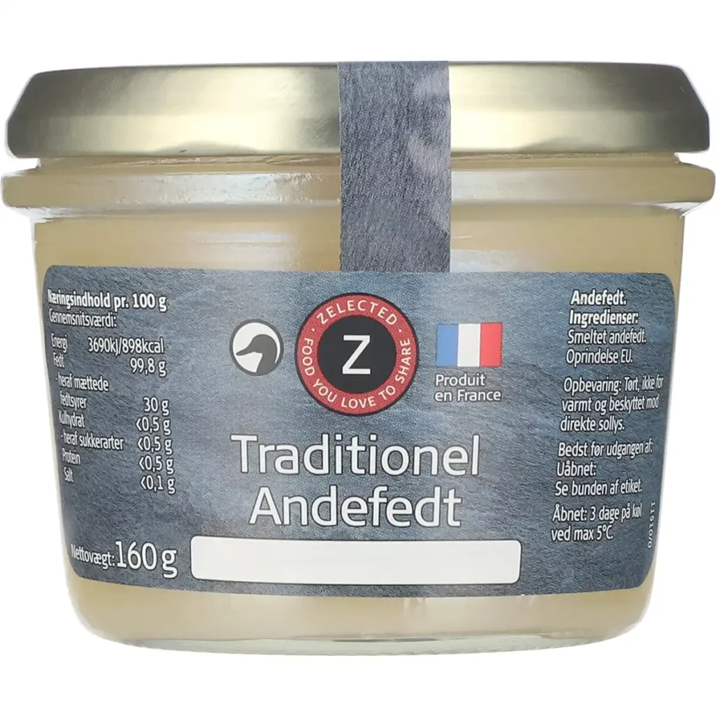 Andefedt. 160 gram. Zelected